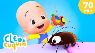 La Cucaracha and more Nursery Rhymes of Cleo and Cuquin  Songs for Kids [upl. by Hutt]