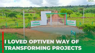 Client impressed by the Optiven way of transforming properties making them beautiful to settle [upl. by Thaxter]