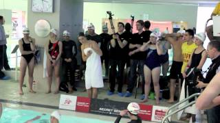 KeriAnne Payne Speedo Secret Swim Virgin Active London Triathlon [upl. by Yrogreg371]