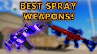 TOP 5 Spray Weapons in War Tycoon [upl. by Ahsienor]