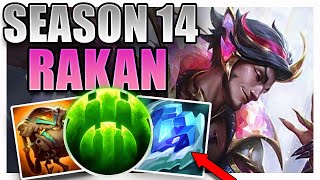 SEASON 14 RAKAN GAMEPLAY GUIDE [upl. by Avilo]