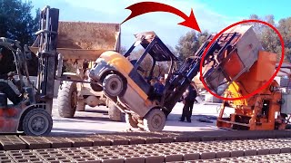 25 Extremely Dangerous Truck amp Car Driving Fails  Forklift Idiots Excavators Disaster Compilation [upl. by Magee]