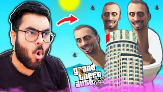 😂 GTA 5 Giant SKIBIDI Toilet Mod 😂 Hitesh KS [upl. by Faline]