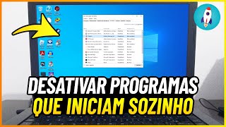 Como Tirar PROGRAMAS QUE INICIAM Com o Windows 10 11 8 7  Desativar [upl. by Yelsha]