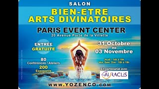 Invitation au Salon Paris 31 Oct  3 Nov Salon Yozenco salon bienetre [upl. by Verina]