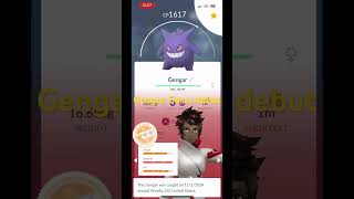 Gigantamax Gengar debutpokemon shinypokemon pokemongame pokémon pokemongo [upl. by Jenn188]