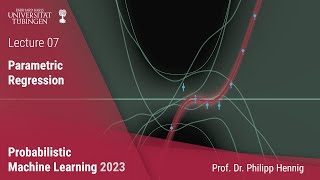 Probabilistic ML  Lecture 7  Parametric Regression [upl. by Robbins453]