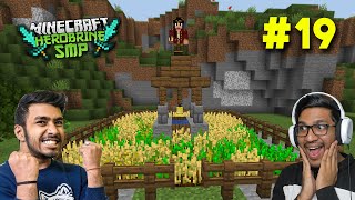 I MADE WHEAT FARM IN HEROBRINE SMP  MINECRAFT GAMEPLAY 19 [upl. by Bobbie]