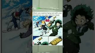 aizawa anime mha friends sleep fun aizawashouta [upl. by Burnsed]