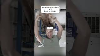 Astronauts in space VS back on earth science space astronauts astronomy scienceexplained [upl. by Nna]