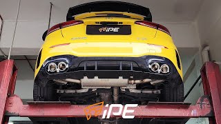 IPE EXHAUST MERCEDES AMG A35  STAGE 2 TUNED [upl. by Analaj]