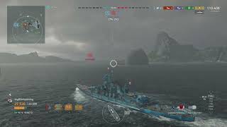 Venetto Close Match Pasta  World of Warships Legends  Stream Highlight [upl. by Eciruam]