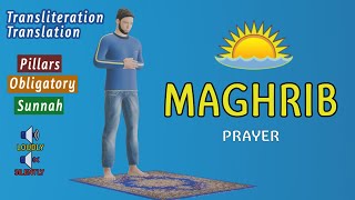 How to Pray Maghrib step by step subtitle ENAR [upl. by Amsa]