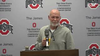 Ohio State footballs Jim Knowles breaks down the Buckeyes defenses performance over first 3 games [upl. by Kaslik]