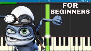 Crazy Frog Axel F For COMPLETE BEGINNERS  Easiest Piano Tutorial [upl. by Odanref]