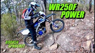 2018 Yamaha WR250F first ride Amazing enduro dirt bike [upl. by Shornick]