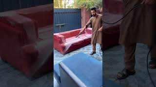 sofa cleaning at home  Sofa Cleaning  Carpet Cleaning  cleaning Services shorts viralvideo [upl. by Desmund]