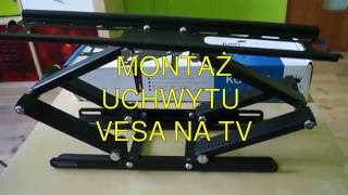 Montaż uchwytu Vesa pod TV [upl. by Ocsicnarf131]