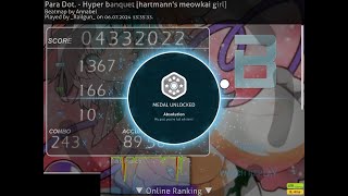 osu MY FIRST 8 PASS [upl. by Obie646]