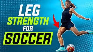 BEST Lower Body Strength Exercises For Soccer  Football [upl. by Wieren]