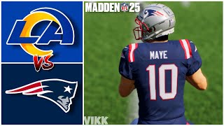 Rams vs Patriots Week 11 Simulation Madden 25 PS5 [upl. by Paulette]