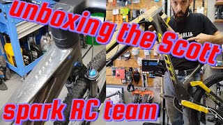 Unboxing the Scott spark RC team issue TR [upl. by Stevenson727]