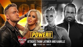 Psycho Love  Fodder amp Angelina Love Attack Thom Latimer amp Kamille  NWA Powerrr LIVE [upl. by Borries]