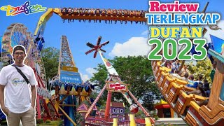 HARGA TIKET DAN WAHANA FAVORIT DUFAN 2023  REVIEW TERBARU DUFAN ANCOL 2023 5 WAHANA EXTRIM WAJIB [upl. by Schuster698]