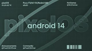 Super Smooth Pixel OS Mi 11x Poco F3 Redmi K40 Android 14 Features [upl. by Ylicis768]