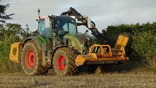 Hedge Cutting with Fendt 724 amp McConnel  Hedge Cutting 2022 [upl. by Ahsenra311]