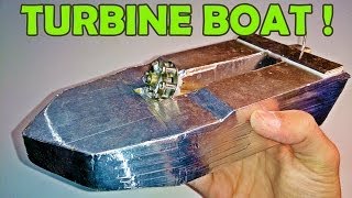 Micro Turbine Boat Test [upl. by Anuait]