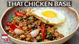 TUJUH Menit Jadi Resep Ayam Kemangi Pad Kra Pao ASLI Dari Thailand [upl. by Cindee]