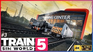 Train Sim World 5 FREE Starter Pack  TRAINING CENTER  How to drive Trains 4K  Part 3 [upl. by Aynotan]