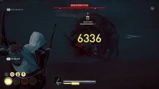 어쌔신 크리드 오디세이 악몽Assassins Creed Odyssey nightmare  칼리돈의 멧돼지Calydonian boar hunt [upl. by Ydur]