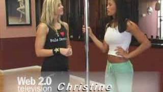 Christine Visits Vegas Pole Fitness Studio [upl. by Pavyer]