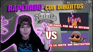 BATALLA DE RAP CON DIBUJITOS YIO YIO [upl. by Kcinemod219]