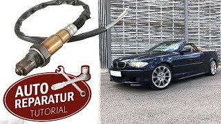 BMW E46 Lambdasonde wechseln  quotHoher Verbrauch als mögliche Ursachequot  DIY Tutorial [upl. by Siriso]