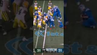 Green Bay vs lions ending 🤯 cover letmeseeyoudoit nfl [upl. by Aokek]