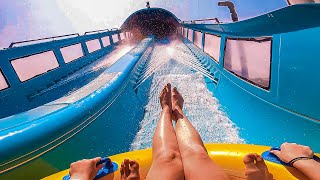 BEST Water Coaster in the WORLD at Aquaventure Waterpark Dubai Medusas Lair [upl. by Metah]