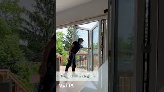 How to  Operate an Outward BiFold Door [upl. by Ahsekyw]