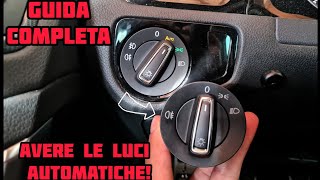 Avere le luci Automatiche Guida COMPLETA Installazione e Codifica per VW Golf Polo Passat Tiguan [upl. by Maharg584]