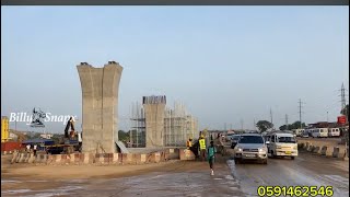 Amasaman Road Update on Interchange Amasaman Stadium Junction mega Interchange take Shape [upl. by Bittner779]