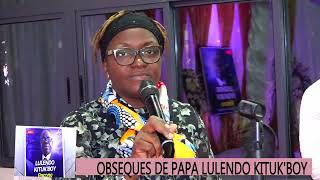 Obsèques de papa lulendo kitukboy [upl. by Hcelemile]