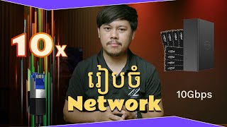 ខ្ញុំ Upgrade Network មក 10Gbps   TerraMaster F8 SSD Plus  Review [upl. by Margaux]