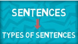 What is Sentence  Type of Sentences  Four Types [upl. by Veedis]