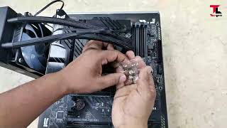 HOW TO Install Cooler Master ML120L V2 RGB with i7 11700K Msi Casing  Tech Land [upl. by Elyak]