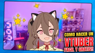 🔥 Haz tu Vtuber FÁCIL Y RÁPIDO en 2024 Incluso si tienes pc patata [upl. by Ainecey]