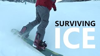 Tips for Surviving Icy Runs Snowboarding [upl. by Amehsyt]