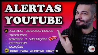 USE NO OBS STREAMLABS  COMO CONFIGURAR TODOS ALERTAS NA LIVE DO YOUTUBE [upl. by Serra652]