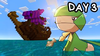 7 Days in Minecrafts Deadliest Ocean [upl. by Nosyerg]